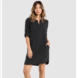 Bella Dahl black shirt dress